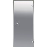 Дверь HARVIA с алюминиевой коробкой 8х19 стекло сатин DA81905
